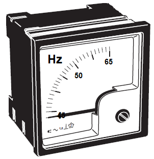 Frequenzmesser, 45-55Hz, 230V